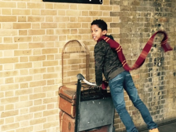 Londres Harry Potter en trottinette