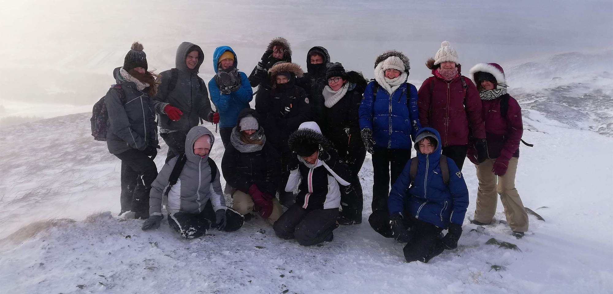 Paysage sublime lors d'une colo à l'étranger pour des jeunes de 12 à 17 ans sur la saison d'hiver