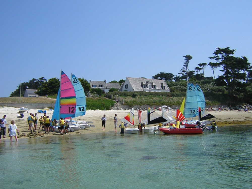 Cap sur l'île de Batz- Colonie de vacances sport nautique